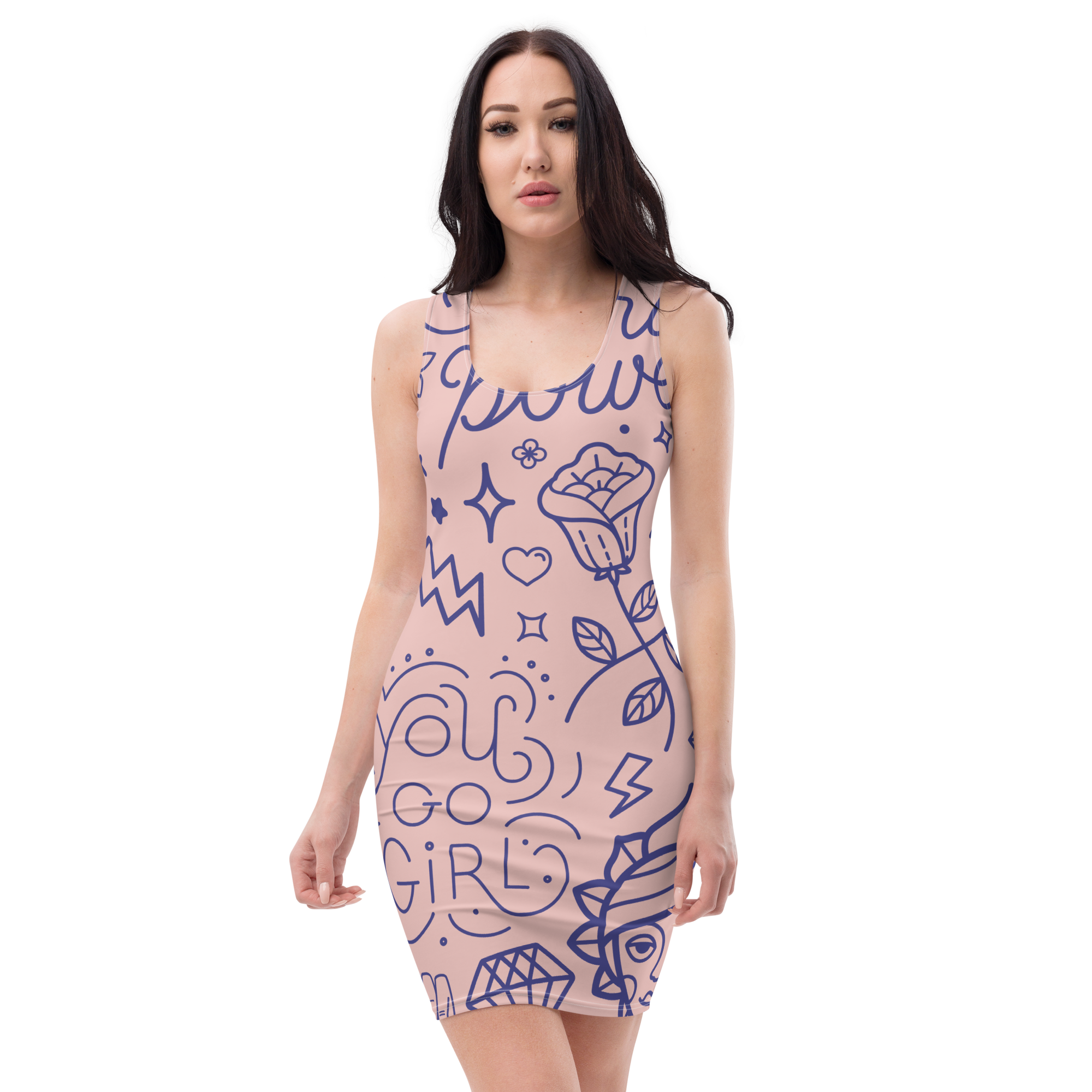 all-over-print-bodycon-dress-white-front-668e3b59e6d3d.png