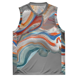 Recyceltes Unisex-Basketballtrikot