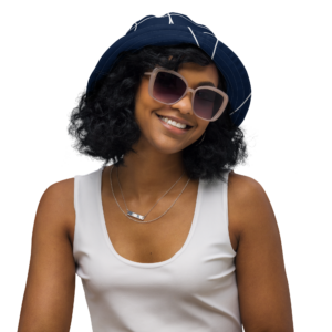 Wendbarer Fischerhut mit Allover-Druck