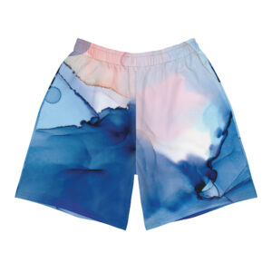 Lange Unisex Sport-Shorts mit Allover-Druck