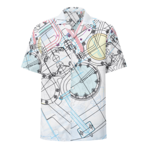 Unisex Hemd mit Knöpfen