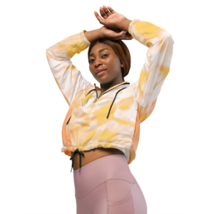 Bauchfreier Damen-Windbreaker für Damen