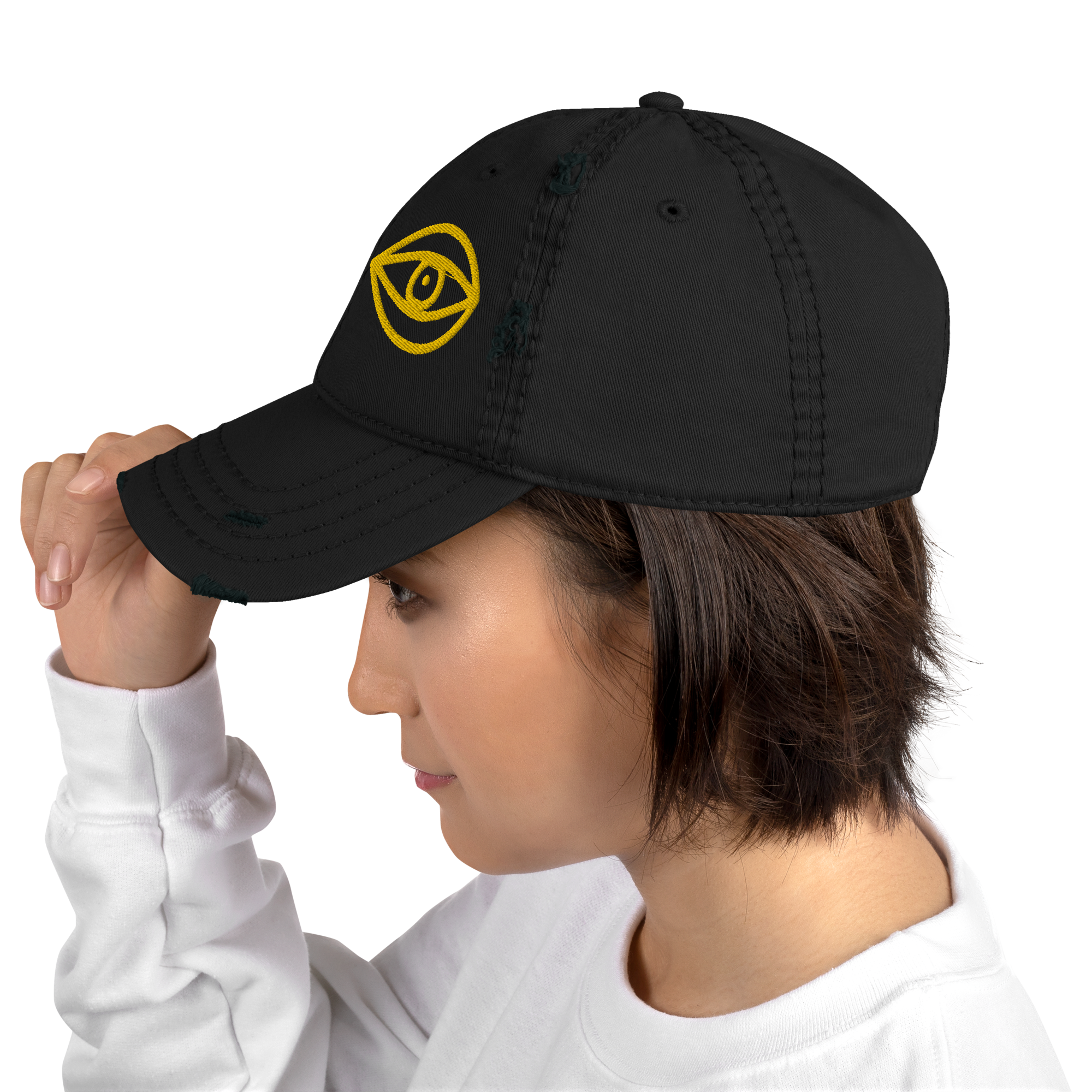 distressed-dad-hat-black-left-side-668e949a677b4.png