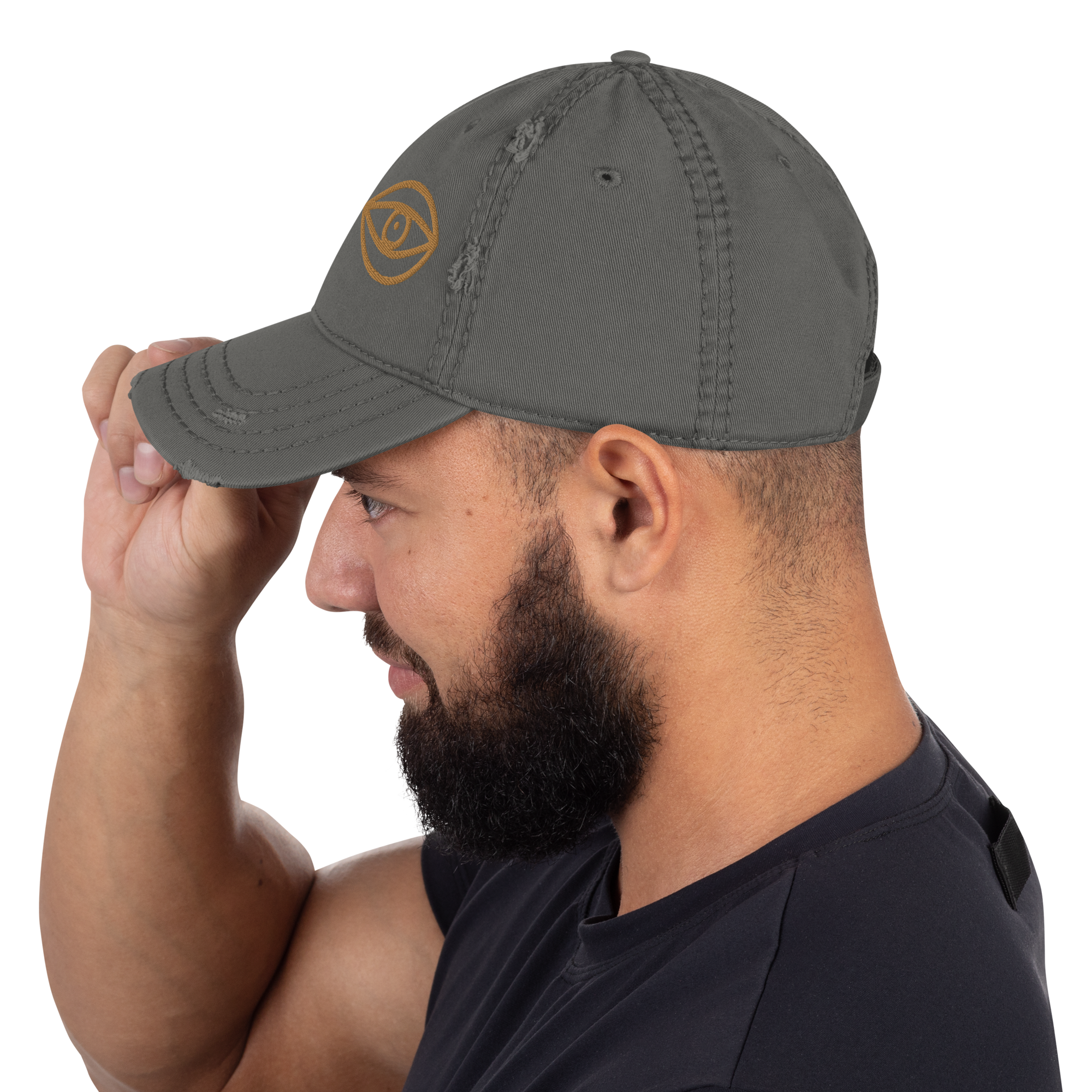 distressed-dad-hat-charcoal-grey-left-side-668ea250347cf.png