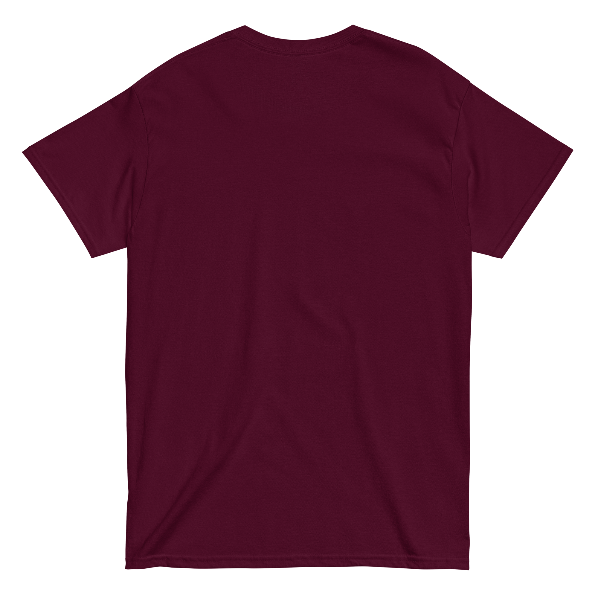 unisex-classic-tee-maroon-back-668bc9ef8569a.png