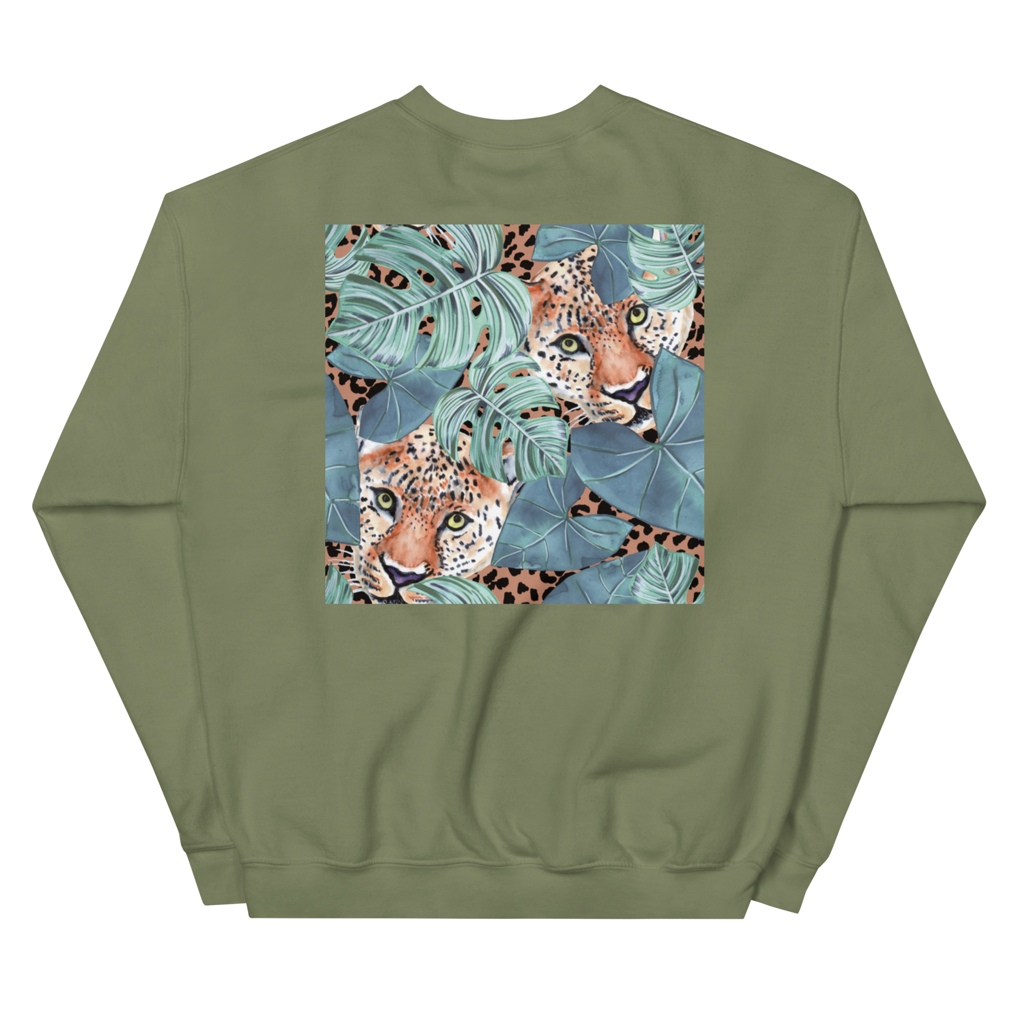 unisex-crew-neck-sweatshirt-military-green-back-668bda9d69635.png