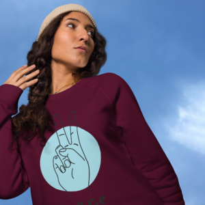 Unisex Bio-Raglan-Pullover